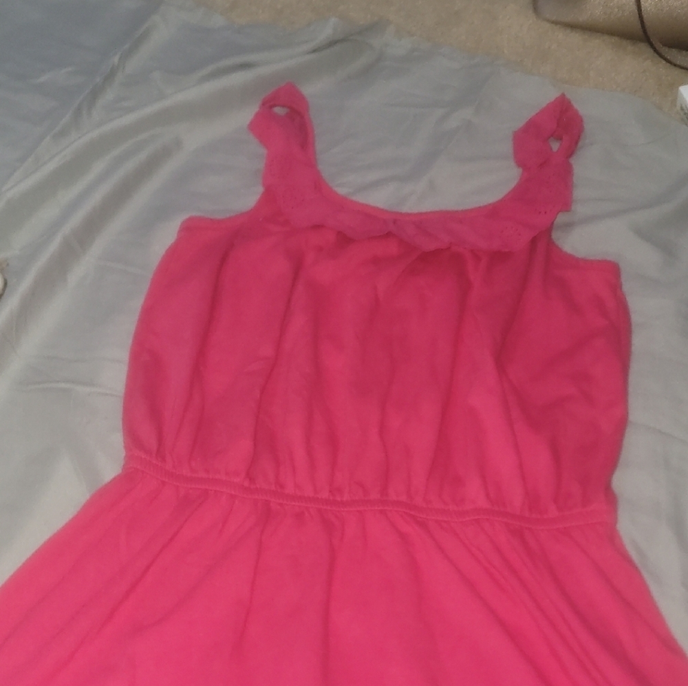 Vibrant Pink Sleeveless Dress